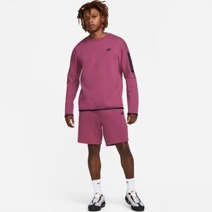 Nike Sportswear Tech Fleece Shorts Rosewood Men's Size XXL - CU4503-653